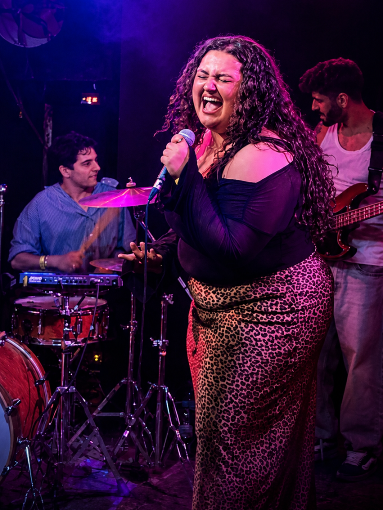 Bea Fernandez de OT cantando
